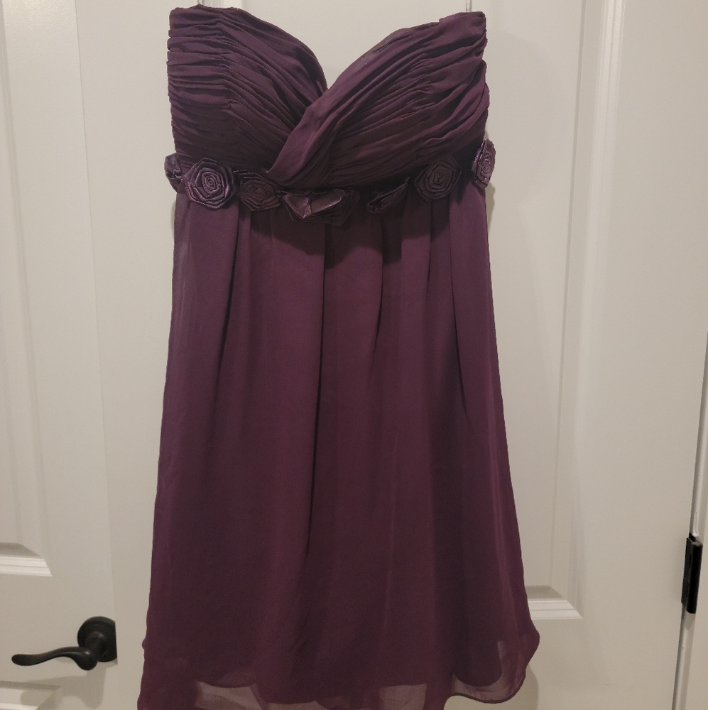 Pretty Maids purple bridesmaid dress 6
